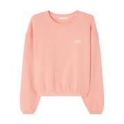 Femme Sweat Izu03A American Vintage , Pink , Dames