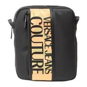 Stijlvolle Tassen Collectie Versace Jeans Couture , Black , Heren