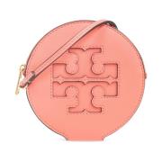 Leren portemonnee Tory Burch , Pink , Dames