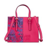 Stijlvolle Tassen Collectie Versace Jeans Couture , Pink , Dames