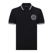 Stijlvolle T-shirts en Polos Versace Jeans Couture , Black , Heren