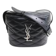 Pre-owned Fabric shoulder-bags Yves Saint Laurent Vintage , Black , Da...