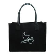 Pre-owned Fabric totes Christian Louboutin Pre-owned , Black , Dames