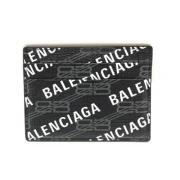 Pre-owned Leather wallets Balenciaga Vintage , Black , Dames