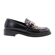 Klassieke Leren Mocassin Schoenen E mia , Black , Dames