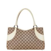 Pre-owned Fabric gucci-bags Gucci Vintage , Beige , Dames