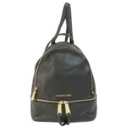 Pre-owned Leather backpacks Michael Kors Pre-owned , Black , Dames