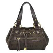 Pre-owned Fabric handbags Bvlgari Vintage , Brown , Dames