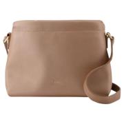 Leather shoulder-bags A.p.c. , Pink , Dames