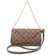 Pre-owned Fabric shoulder-bags Louis Vuitton Vintage , Brown , Dames