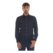 Elegant Classic Shirt for Men Gran Sasso , Blue , Heren