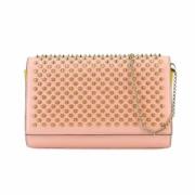 Pre-owned Leather shoulder-bags Christian Louboutin Pre-owned , Pink ,...