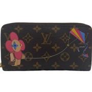 Pre-owned Canvas wallets Louis Vuitton Vintage , Brown , Dames