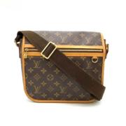 Pre-owned Leather shoulder-bags Louis Vuitton Vintage , Brown , Heren