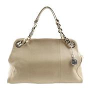 Pre-owned Fabric handbags Bvlgari Vintage , Beige , Dames