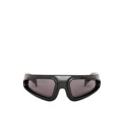 Shiny Ryder Zonnebril Rick Owens , Black , Heren