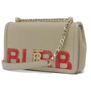 Pre-owned Fabric shoulder-bags Burberry Vintage , Beige , Dames