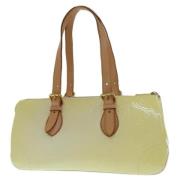 Pre-owned Fabric shoulder-bags Louis Vuitton Vintage , Beige , Dames