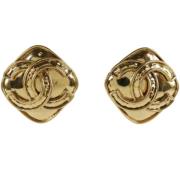 Pre-owned Metal chanel-jewelry Chanel Vintage , Yellow , Dames