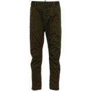 Groene Twill Weave Broek Dsquared2 , Green , Heren