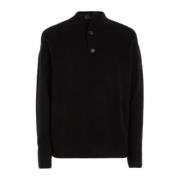 Heren Quarter Zip Sweater Calvin Klein , Black , Heren