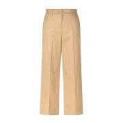 Klassieke Wide Leg Broek Urial Max Mara , Beige , Dames