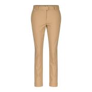 Stretch-Jersey Slim-Fit Broek Hugo Boss , Beige , Dames