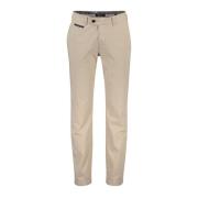 Beige Katoenen Broek NorHeren Pasvorm Gardeur , Beige , Heren