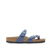 Mayari Synthetics Comfort Slippers Birkenstock , Blue , Dames