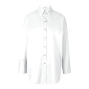 Klassieke Popeline Stretch Blouse Riani , White , Dames