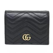 Pre-owned Leather wallets Gucci Vintage , Black , Unisex