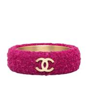 Pre-owned Metal chanel-jewelry Chanel Vintage , Purple , Dames