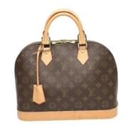 Pre-owned Fabric louis-vuitton-bags Louis Vuitton Vintage , Brown , Da...