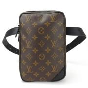 Pre-owned Leather shoulder-bags Louis Vuitton Vintage , Brown , Heren