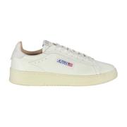 Leren sneakers met logodetails Autry , White , Dames