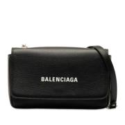 Pre-owned Leather balenciaga-bags Balenciaga Vintage , Black , Dames