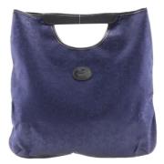 Pre-owned Leather celine-bags Celine Vintage , Blue , Dames