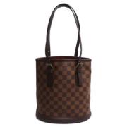 Pre-owned Fabric louis-vuitton-bags Louis Vuitton Vintage , Brown , Da...