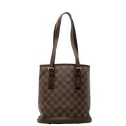 Pre-owned Fabric louis-vuitton-bags Louis Vuitton Vintage , Brown , Da...