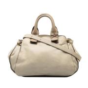 Pre-owned Leather shoulder-bags Chloé Pre-owned , Beige , Dames