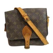 Pre-owned Canvas shoulder-bags Louis Vuitton Vintage , Brown , Dames