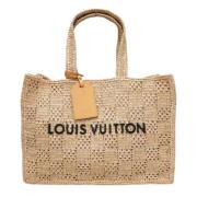 Pre-owned Fabric louis-vuitton-bags Louis Vuitton Vintage , Beige , Da...