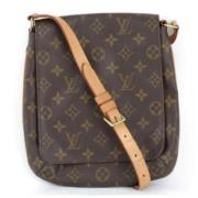 Pre-owned Canvas shoulder-bags Louis Vuitton Vintage , Brown , Dames