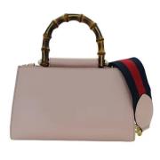 Pre-owned Leather gucci-bags Gucci Vintage , Pink , Dames