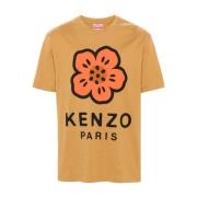 Bloemmotief Jersey T-shirts en Polos Kenzo , Orange , Heren