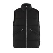 Mouwloze Realdown Jas Stone Island , Black , Heren