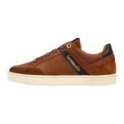 Leren sneakers met vetersluiting Pantofola d'Oro , Brown , Heren