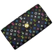 Pre-owned Leather wallets Louis Vuitton Vintage , Multicolor , Dames