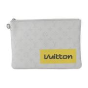 Pre-owned Fabric louis-vuitton-bags Louis Vuitton Vintage , White , Da...