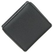 Pre-owned Leather wallets Louis Vuitton Vintage , Black , Dames